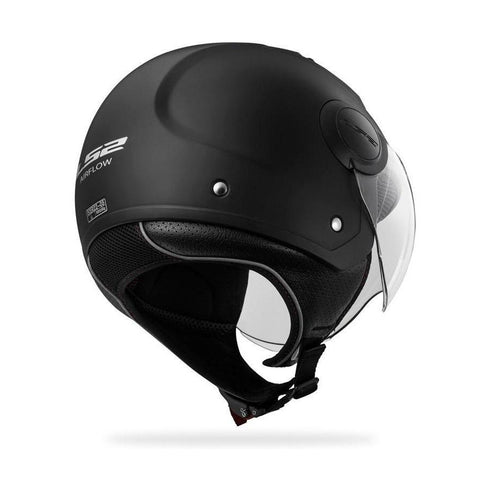 CASCO ABIERTO LS2 AIRFLOW SOLID M NGO/MATE OF562